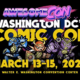 Awesome Con image stating that it's Washington DC's Comic Con, March 13-15