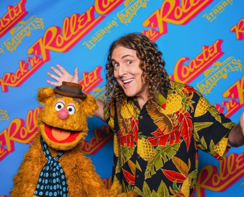 Fozzie Bear and Weird Al Yankovic