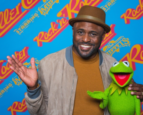 Wayne Brady and Kermit