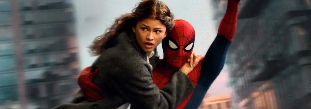 Spider-Man: Brand New Day official image featuring Tom Holland and Zendaya.
