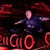 Jerry Houston riding Tron Lightcyle Run at Disney's Magic Kingdom Park